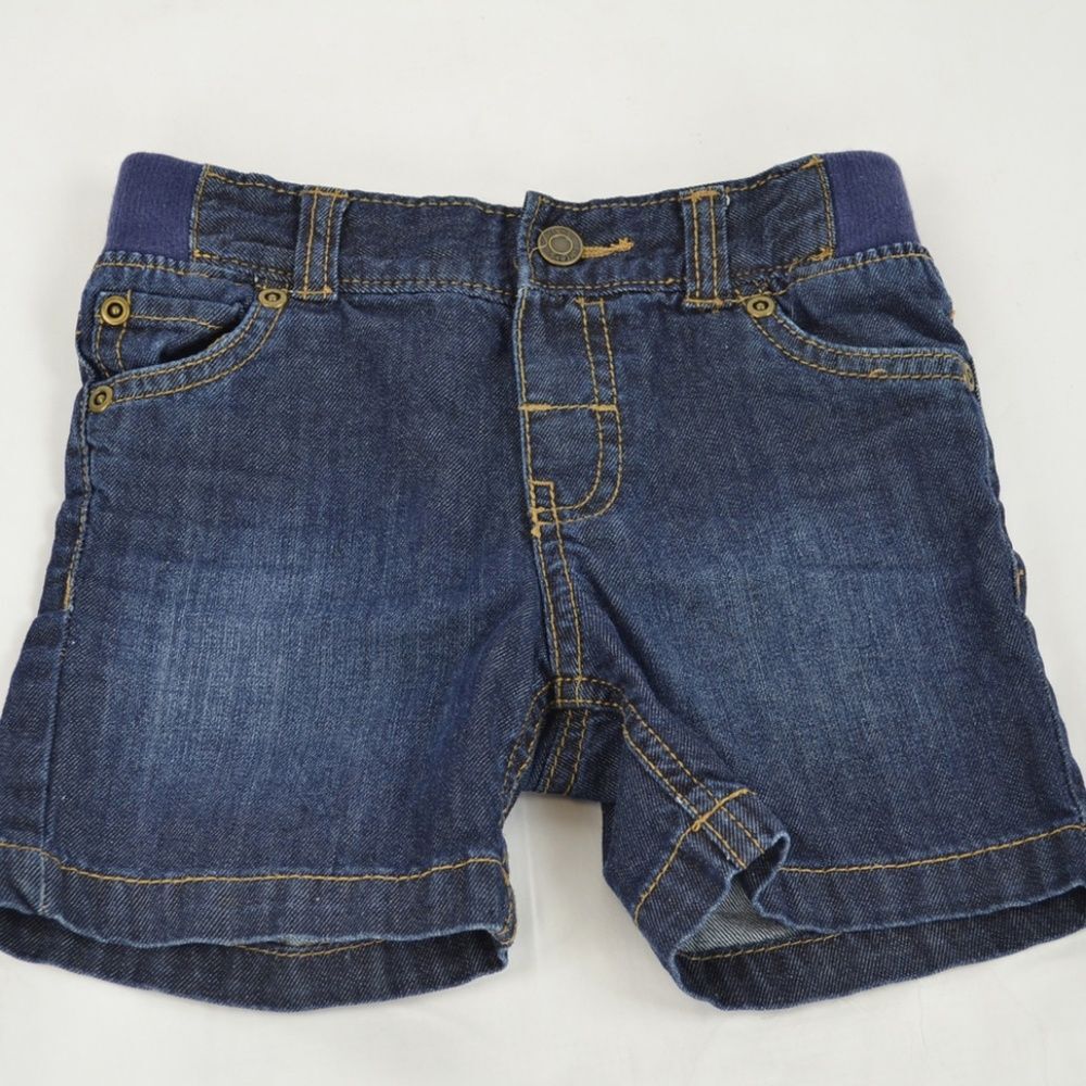 Carter's Todler Boys' Jean Shorts Rib-Knit Waist 2